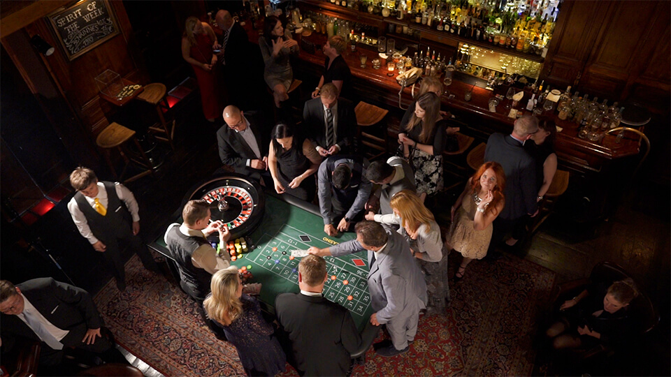 Roulette tisch von oben